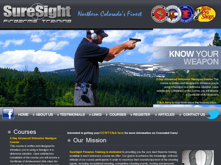 www.suresightfirearmstraining.com