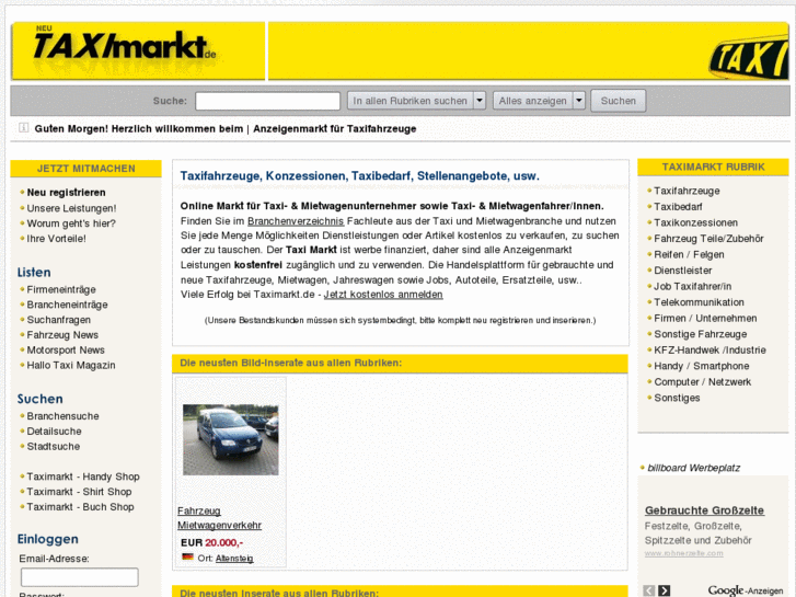 www.taximarkt.de