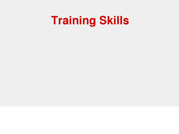 www.training-skills.org