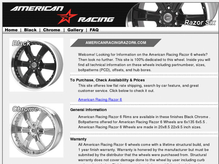 www.americanracingrazor6.com