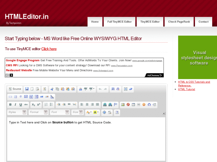 www.htmleditor.in