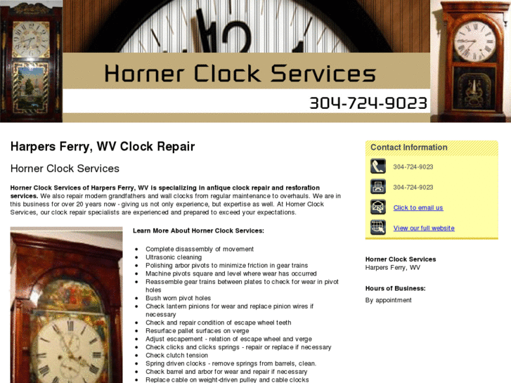 www.jameshornerclockmaker.com