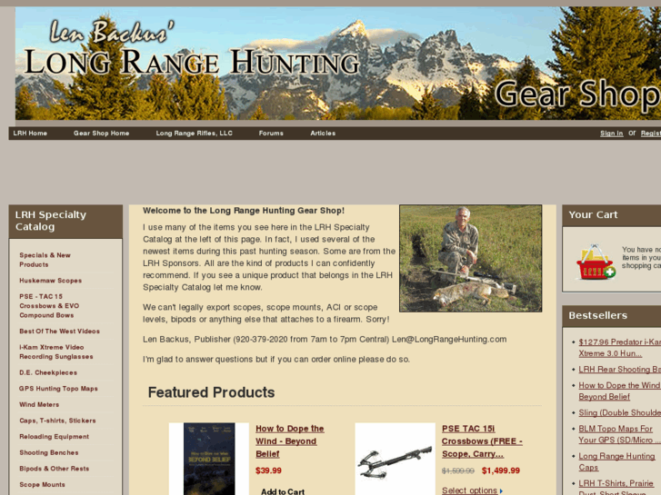 www.longrangehuntinggearshop.com