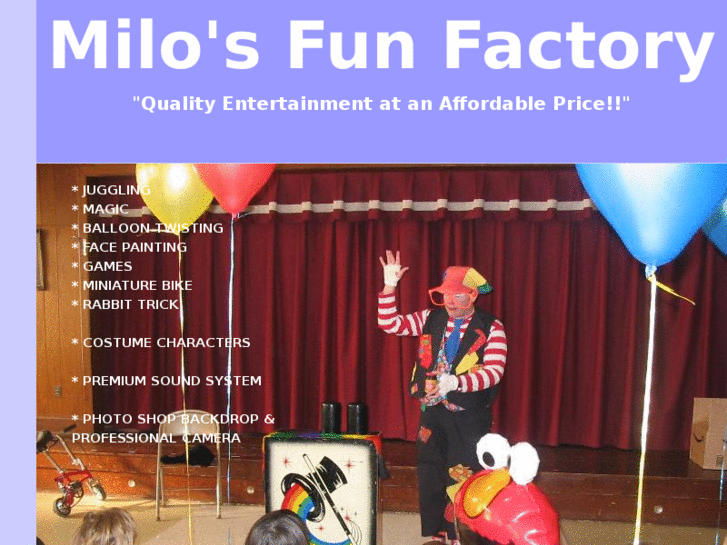 www.milosfunfactory.com