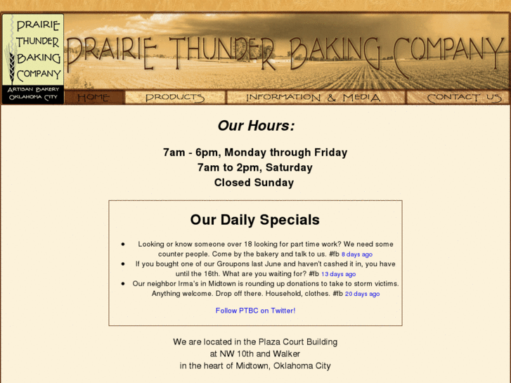 www.prairiethunderbaking.com