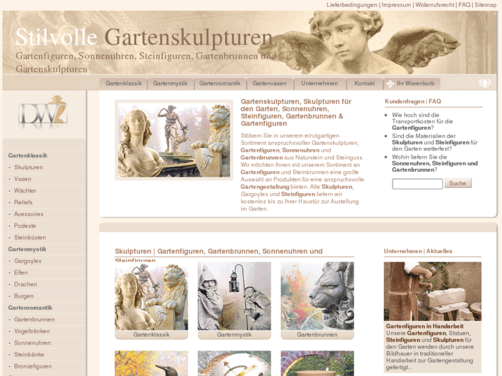 www.stilvolle-gartenskulpturen.de