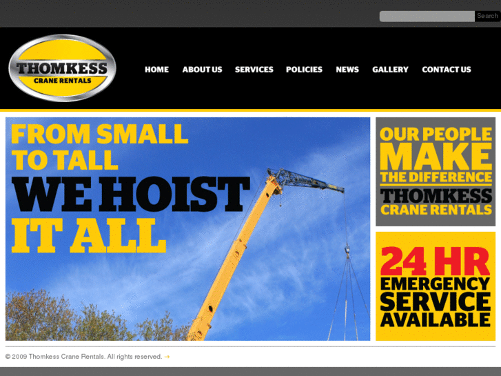 www.thomkesscranerentals.com