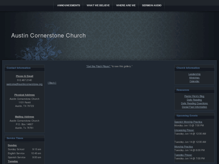www.austincornerstone.net