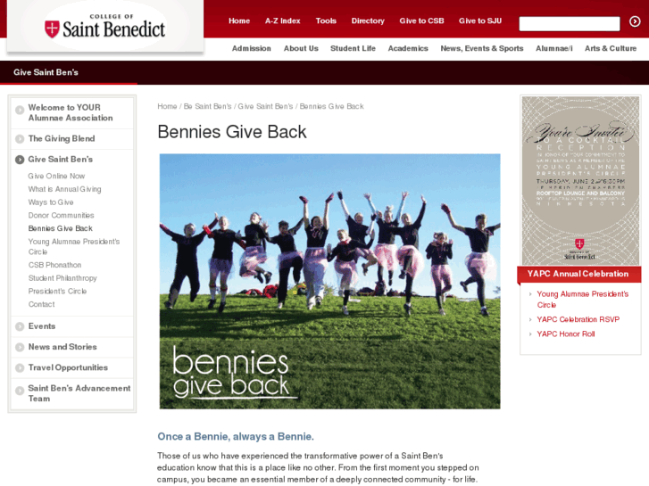 www.benniesgiveback.com