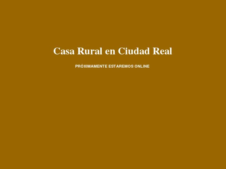 www.casaruralenciudadreal.es