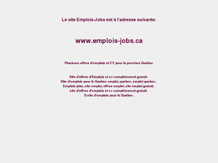 www.emplois-jobs.com