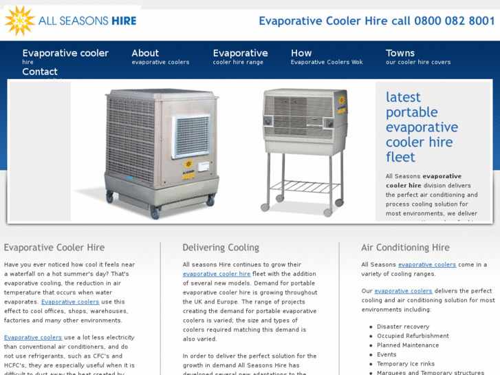 www.evaporativecooler-hire.co.uk