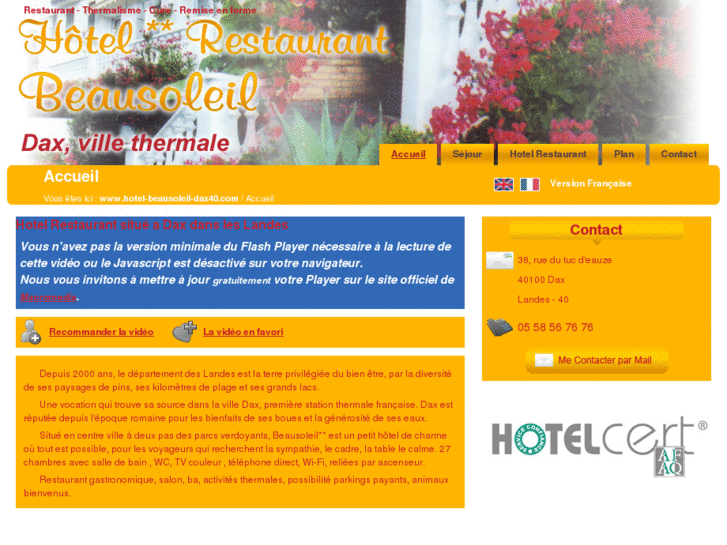 www.hotel-beausoleil-dax40.com