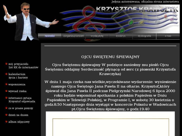 www.krzysztofkrawczyk.eu