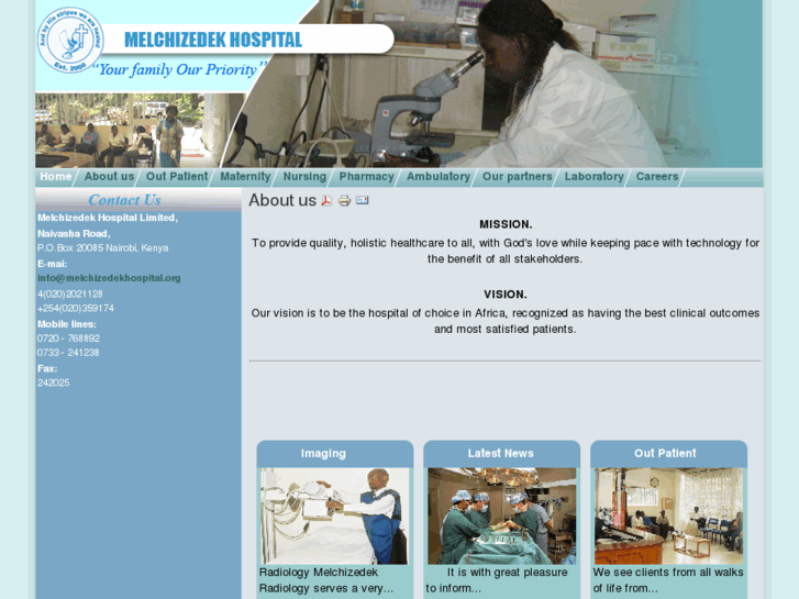 www.melchizedekhospital.org