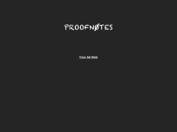 www.proofnotes.com