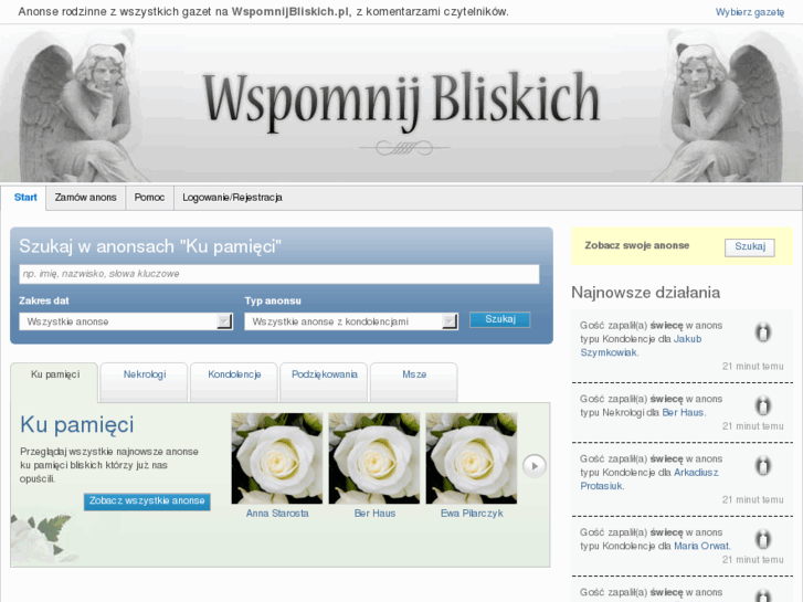 www.wspomnijbliskich.pl