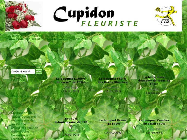 www.cupidonfleuriste.com