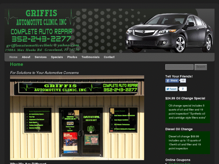 www.griffisautomotiveclinic.com