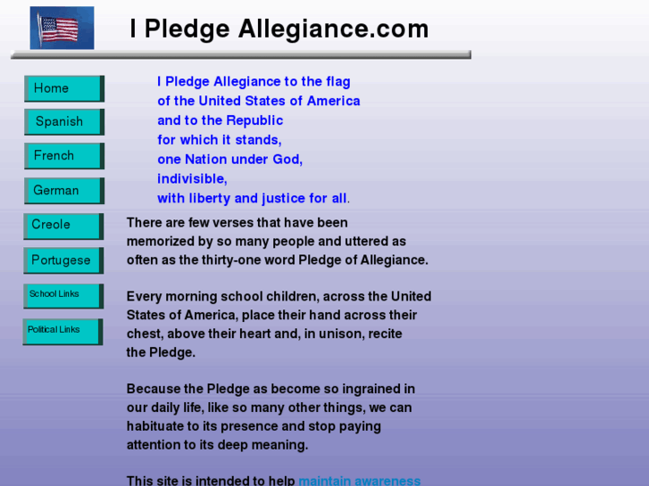 www.ipledgeallegiance.com