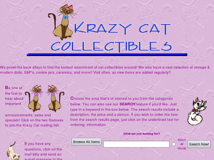 www.krazycatcollectibles.com