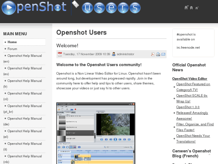 www.openshotusers.com