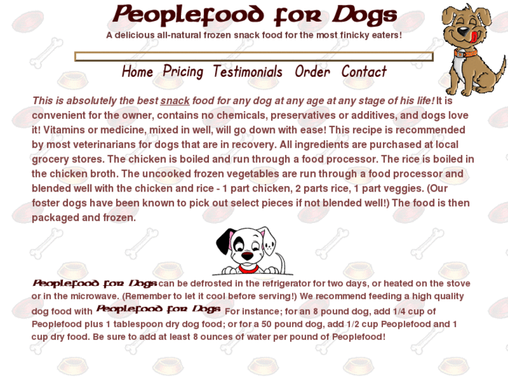 www.peoplefood4dogs.com