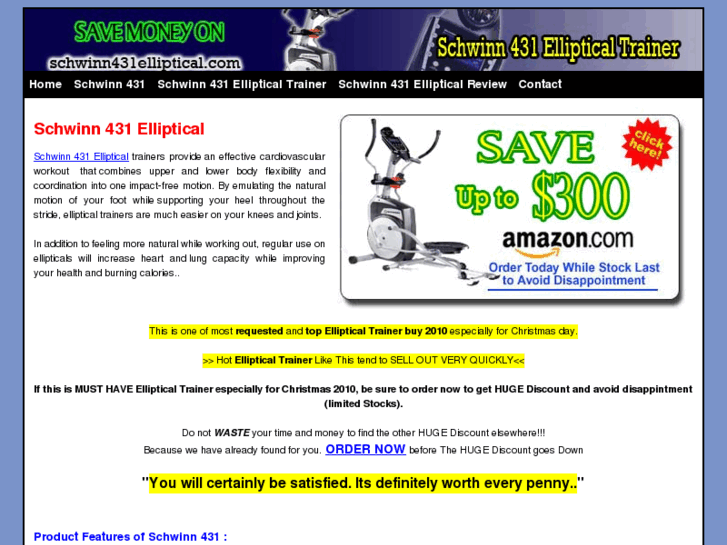 www.schwinn431elliptical.com