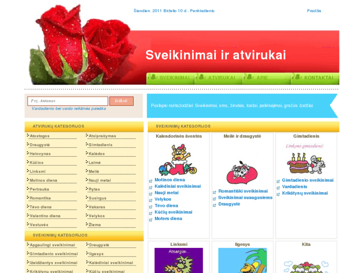 www.sveikinimai-atvirukai.lt