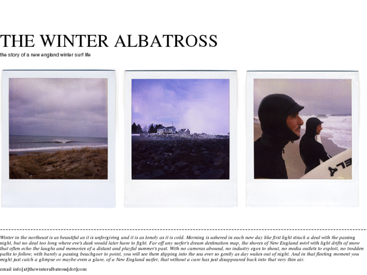 www.thewinteralbatross.com