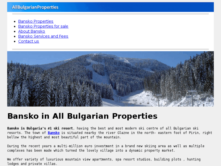 www.allbulgarianproperties.info