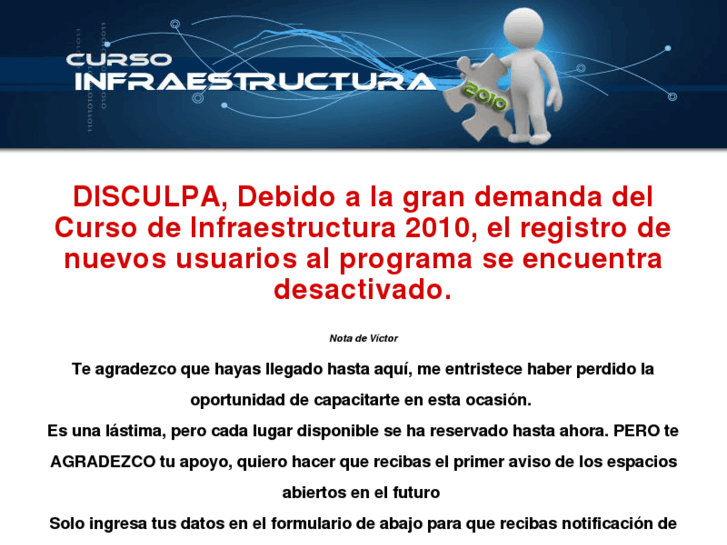 www.cursodeinfraestructura2010.com