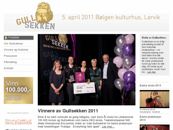 www.gullsekken.no