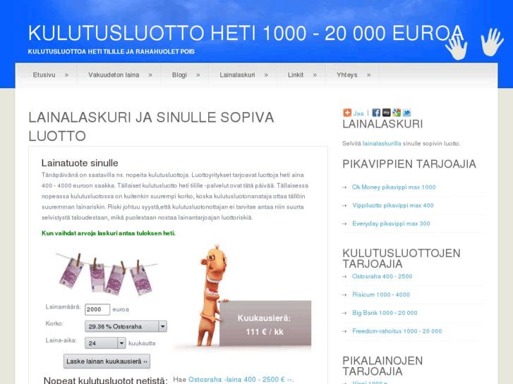 www.kulutusluottoheti.com