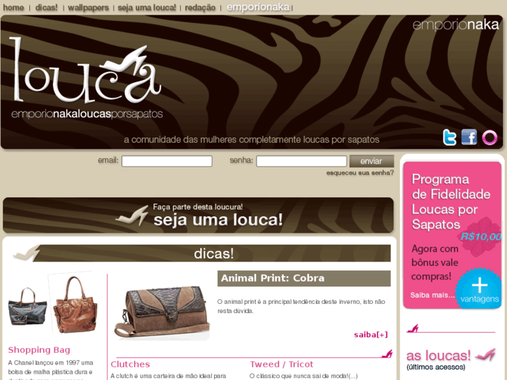 www.loucasporsapatos.com.br