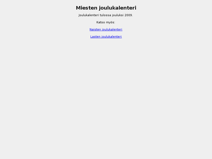 www.miestenjoulukalenteri.fi