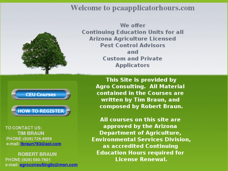 www.pcaapplicatorhours.com