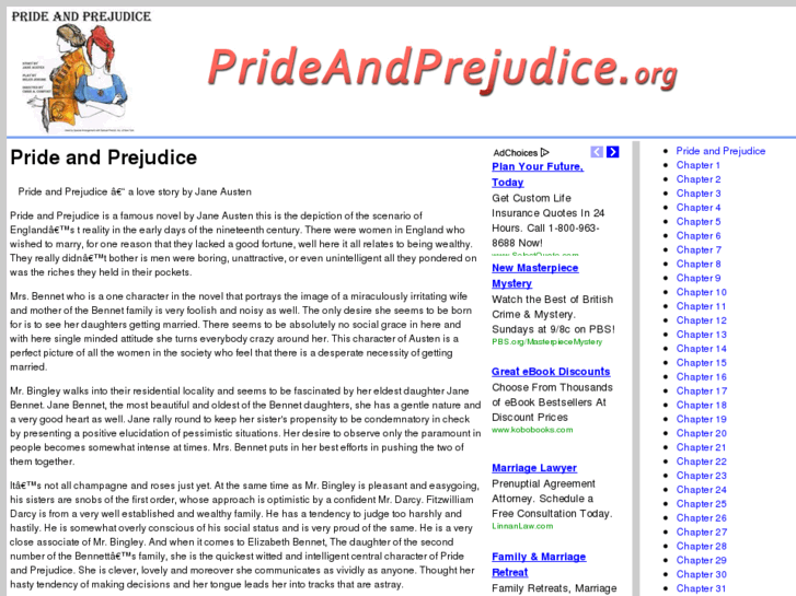 www.prideandprejudice.org