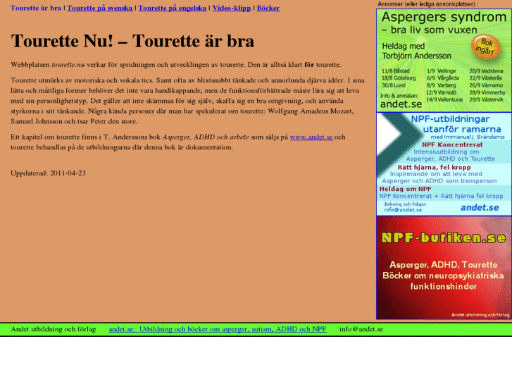 www.tourette.nu