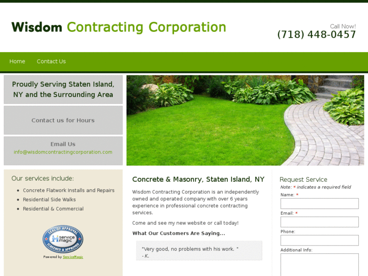 www.wisdomcontractingcorporation.com