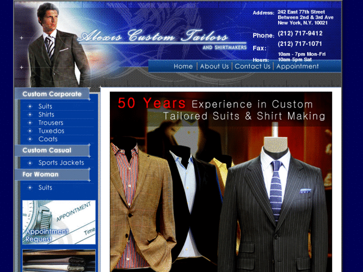 www.alexiscustomtailors.com