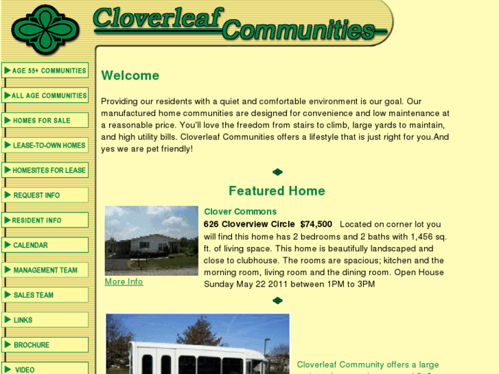 www.cloverleafcommunities.com