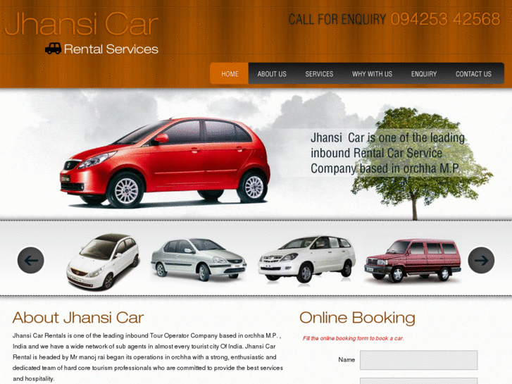 www.jhansicarrental.com