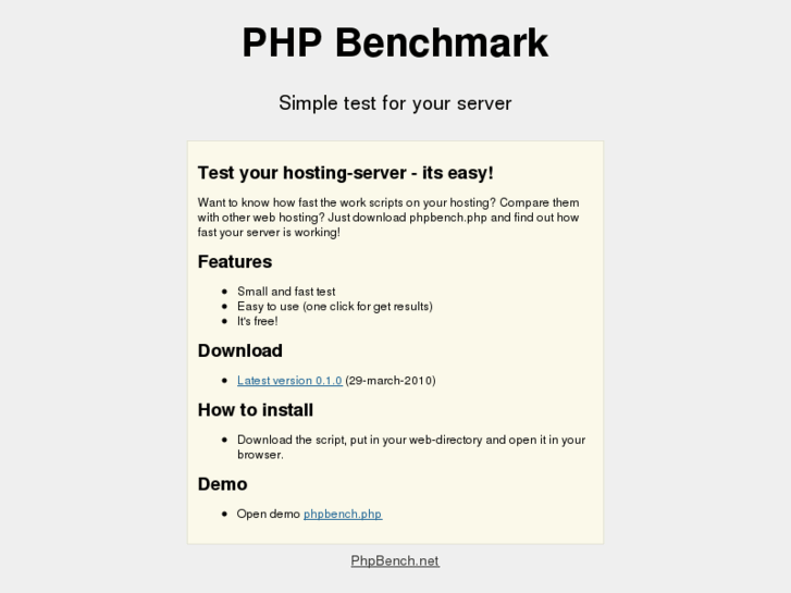 www.phpbench.net