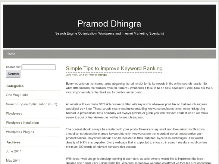 www.pramoddhingra.com