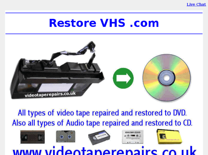 www.restorevhs.com