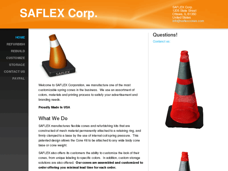 www.saflexcones.com