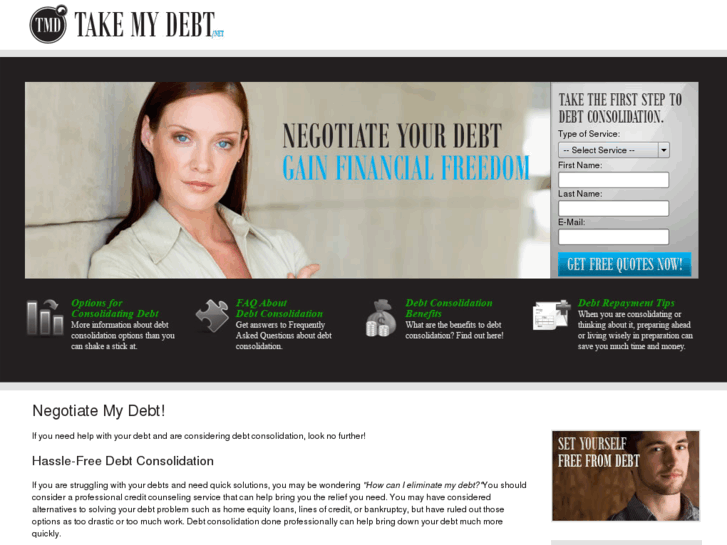 www.takemydebt.net