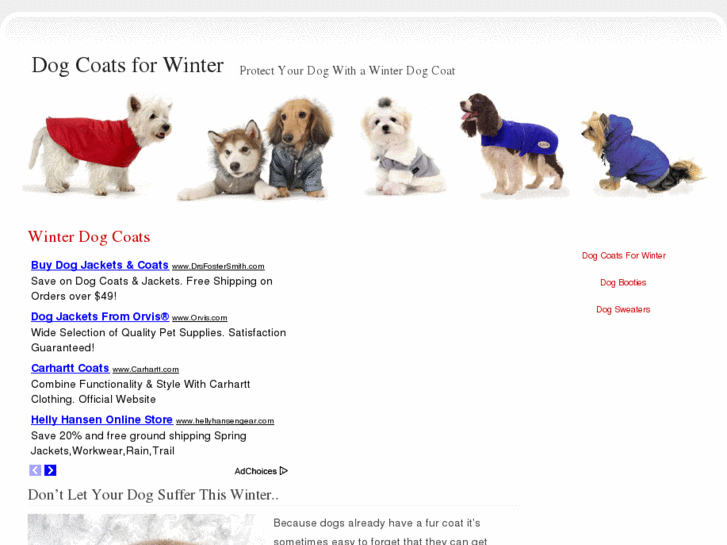 www.warmdogcoatsforwinter.com