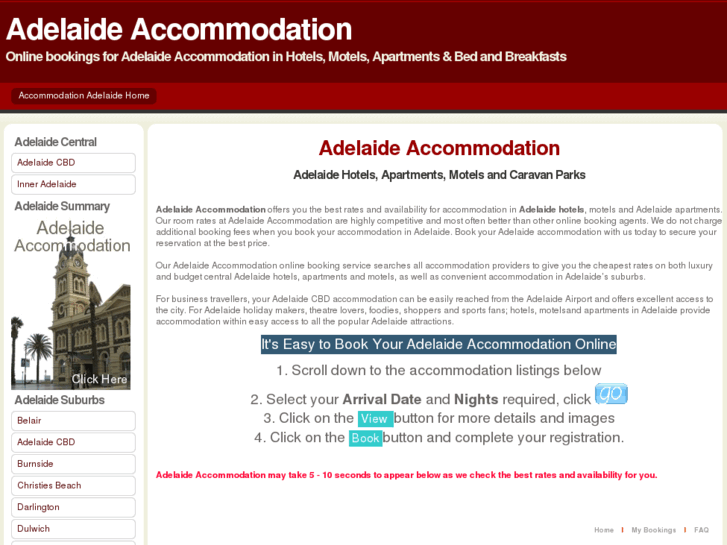 www.adelaideaccommodation.tv